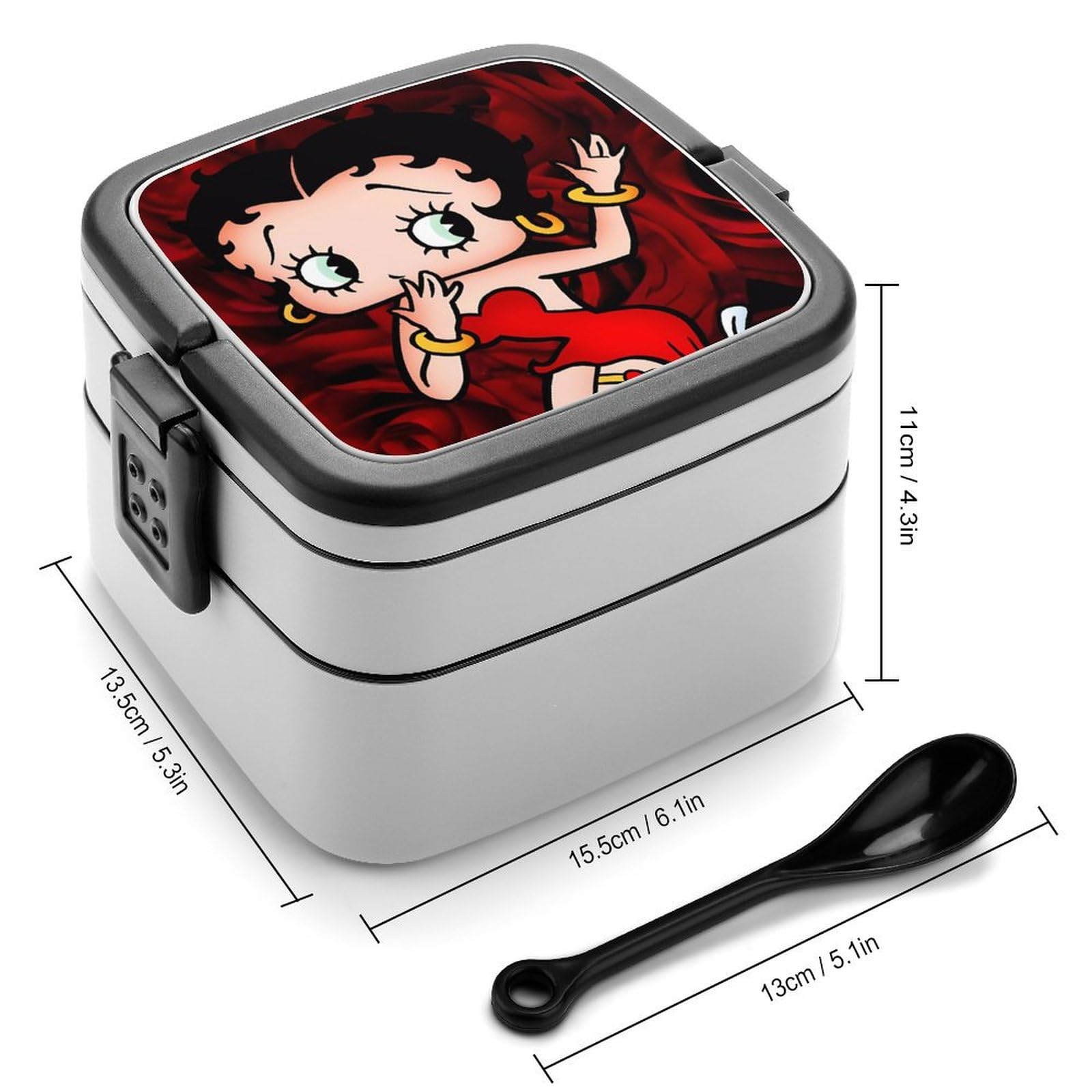 Amazon | ベティちゃん 弁当箱 ランチボックス 二層ランチボックス